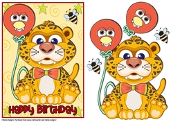 Happy Birthday - Little Cheetah