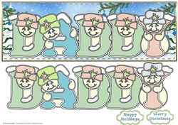 Pastel Snowmen - DADDY