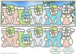 Pastel Snowmen - MUMMY