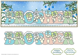 Pastel Snowmen - BROTHER