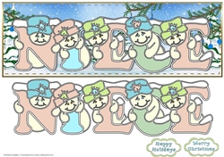 Pastel Snowmen - NIECE
