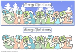 Pastel Snowmen - CHARLIE