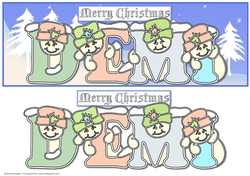 Pastel Snowmen - DEMI