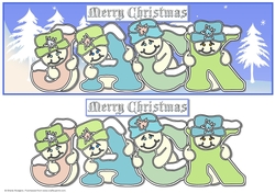Pastel Snowmen - JACK