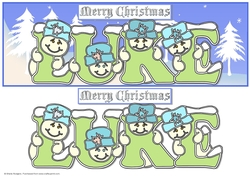 Pastel Snowmen - LUKE