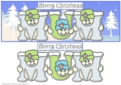 Pastel Snowmen - MUM