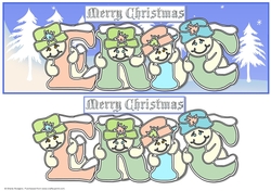 Pastel Snowmen - ERIC