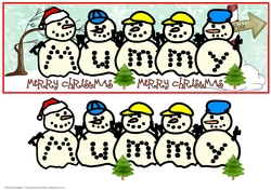 FROSTY FRIENDS - MUMMY