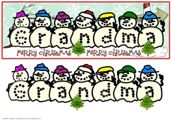 FROSTY FRIENDS - GRANDMA
