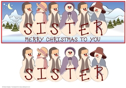 SILLY SNOWFOLK - SISTER