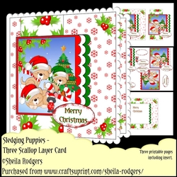 Three Scallop Layers - Sledging Puppies