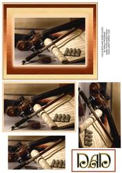 Violin Bow and Sheet Music