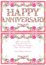 Floral Alphabet - Anniversary