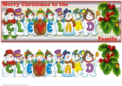 SNOWMEN SURNAME - CLEVELAND