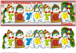 SNOWMEN SURNAME - TOYNTON