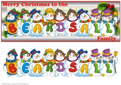 SNOWMEN SURNAME - BEARDSALL
