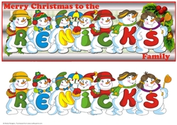 SNOWMEN SURNAME - RENICKS