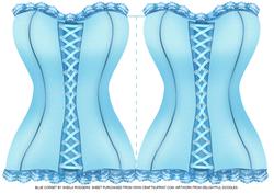 Blue Corset