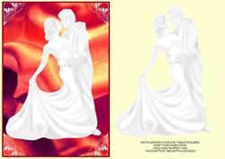 White Dancing Couple