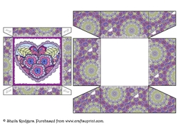 Scalloped Floral Heart Gift Box 2