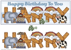 Noahs Ark Names - HARRY