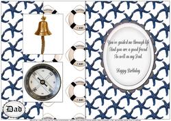 Nautical Card for Dad