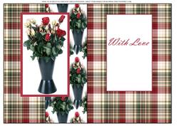 Vase of Roses Fold Back
