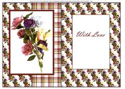 Roses Bouquet Fold Back