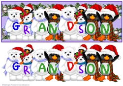 Xmas Animals - GRANDSON