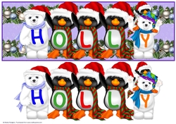 Xmas Animals - HOLLY