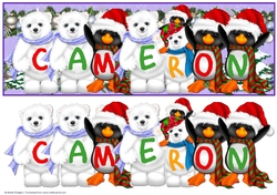 Xmas Animals - CAMERON