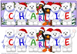 Xmas Animals - CHARLIE