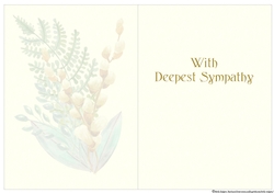 Quick Card - Foliage Sympathy 2 Insert