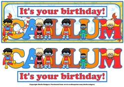 SUPERHERO NAMES - CALLUM