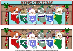 STOCKING PETS NAMES - KATE