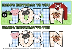 FARM ANIMALS NAMES - JOHN
