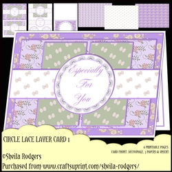CIRCLE LACE LAYER CARD 1