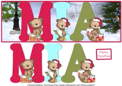 BUTTON BEARS XMAS - MIA