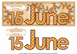 DAY OF THE YEAR FEMALE - JUNE 15