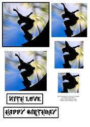 Skateboarder Twisted Pyramid