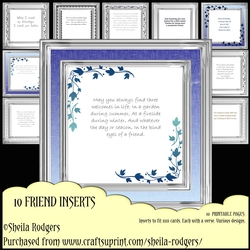 10 Friend Inserts
