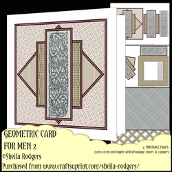 GEOMETRIC CARD FOR MEN 2