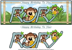 LITTLE MONKEYS NAMES - RORY