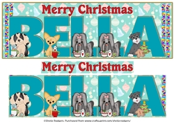 CHRISTMAS PUPPIES - BELLA