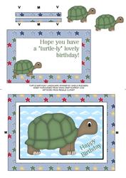 Turtle Birthday Landscape Spinner