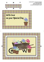 Wheelbarrow Landscape Spinner