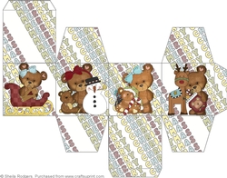 All In One Gift Box - Christmas Bears