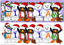 XMAS ANIMALS - WILLIAM