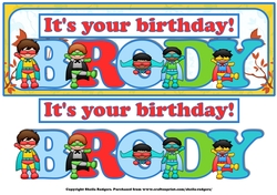 SUPERHERO NAMES - BRODY