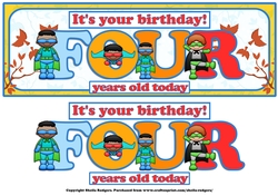 SUPERHERO AGES - FOUR